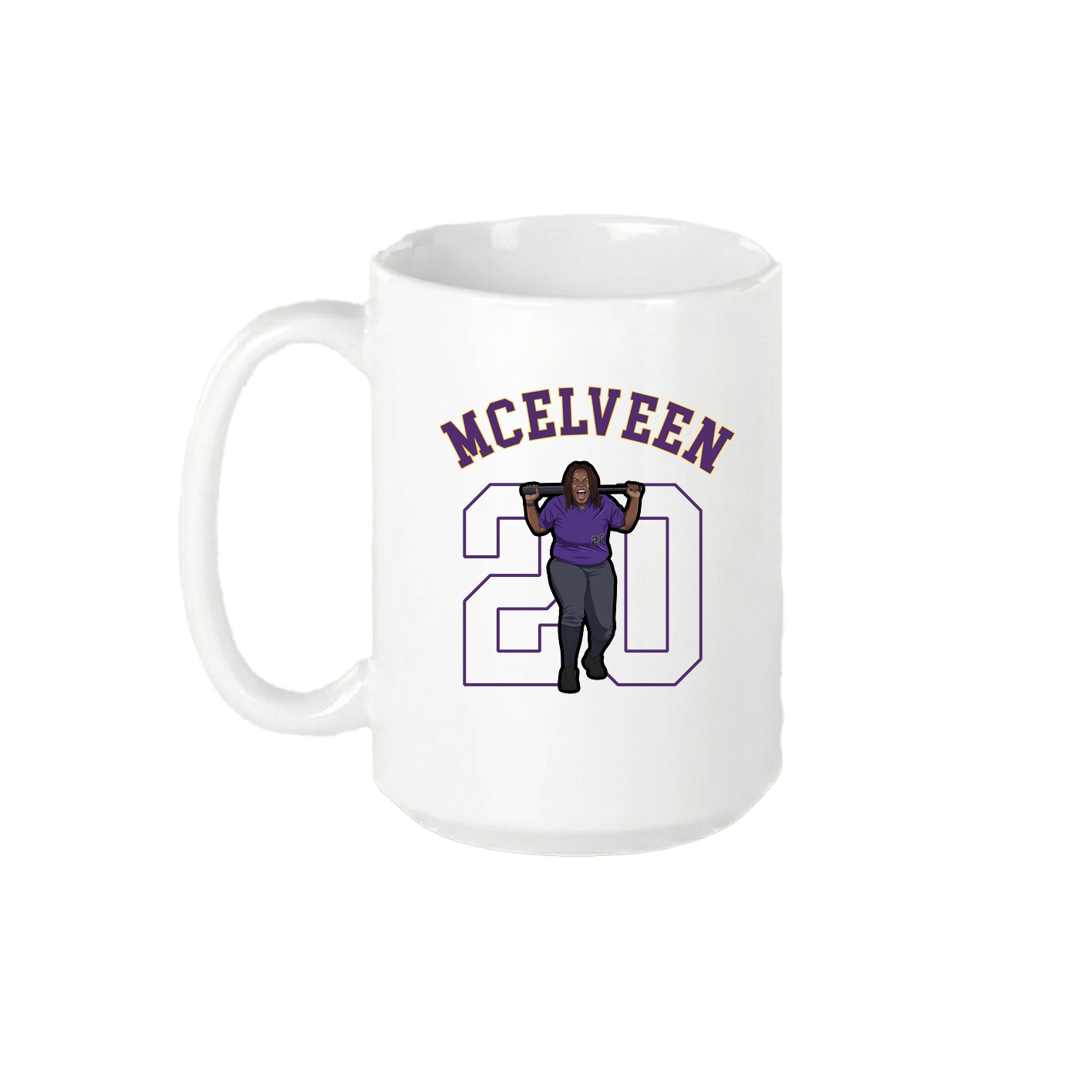15oz Coffee Mug — Shirsey Arch in White