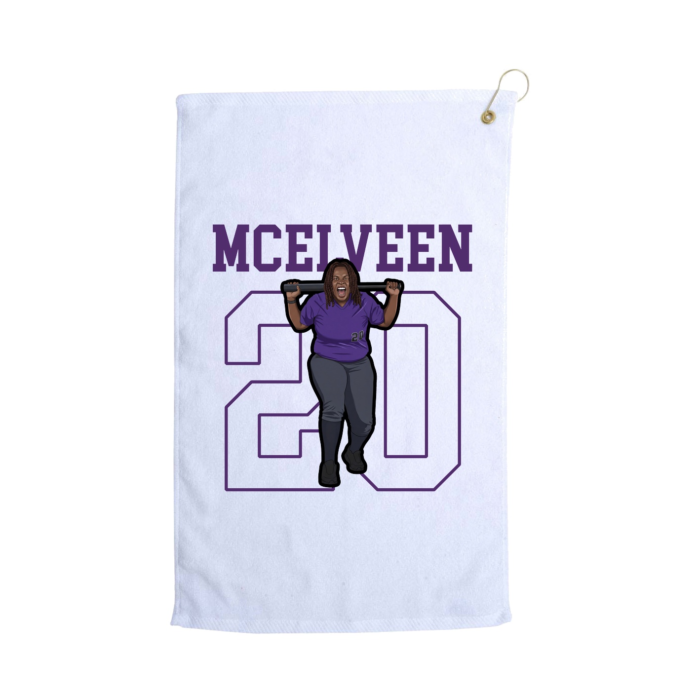 Golf Towel — Shirsey in White