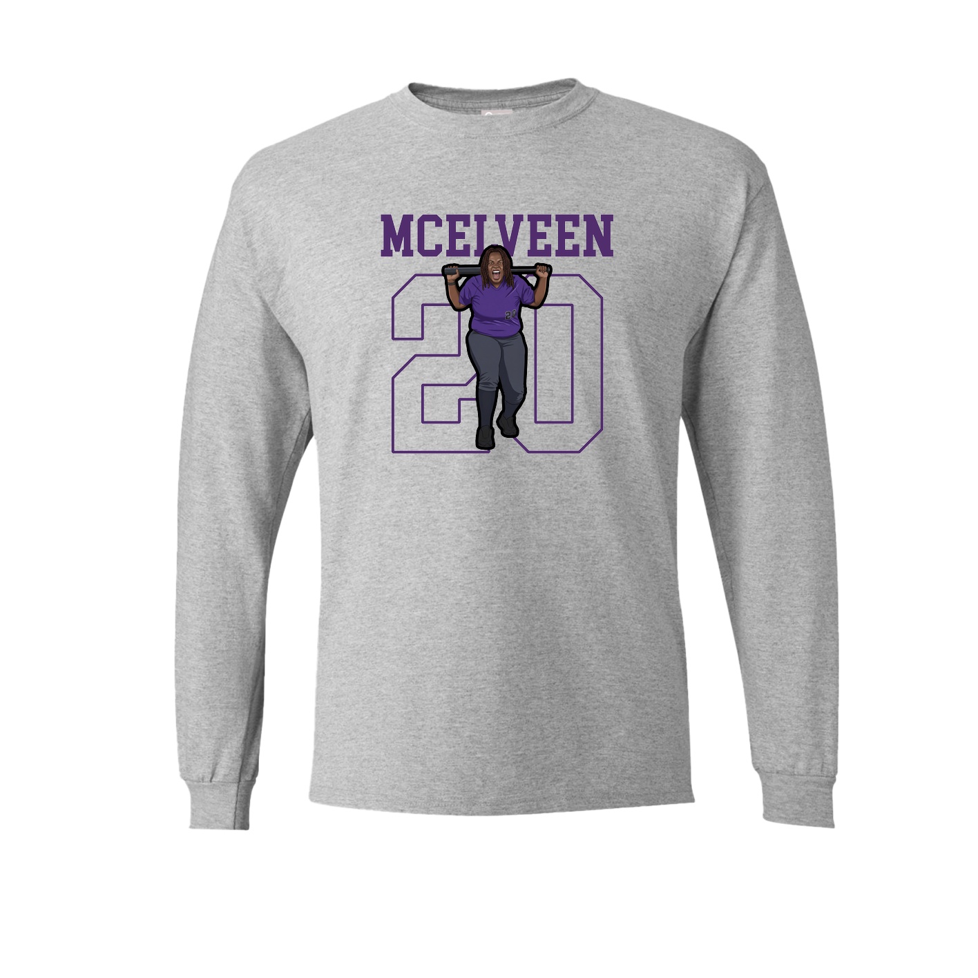 Long Sleeve Tee — Shirsey in Grey