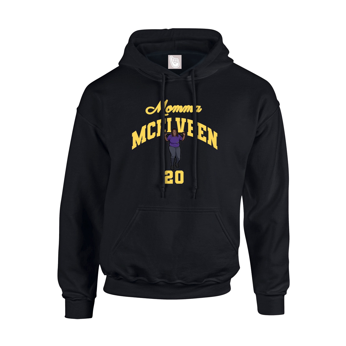 Youth Hoodie — Mothers Day Arch in Black