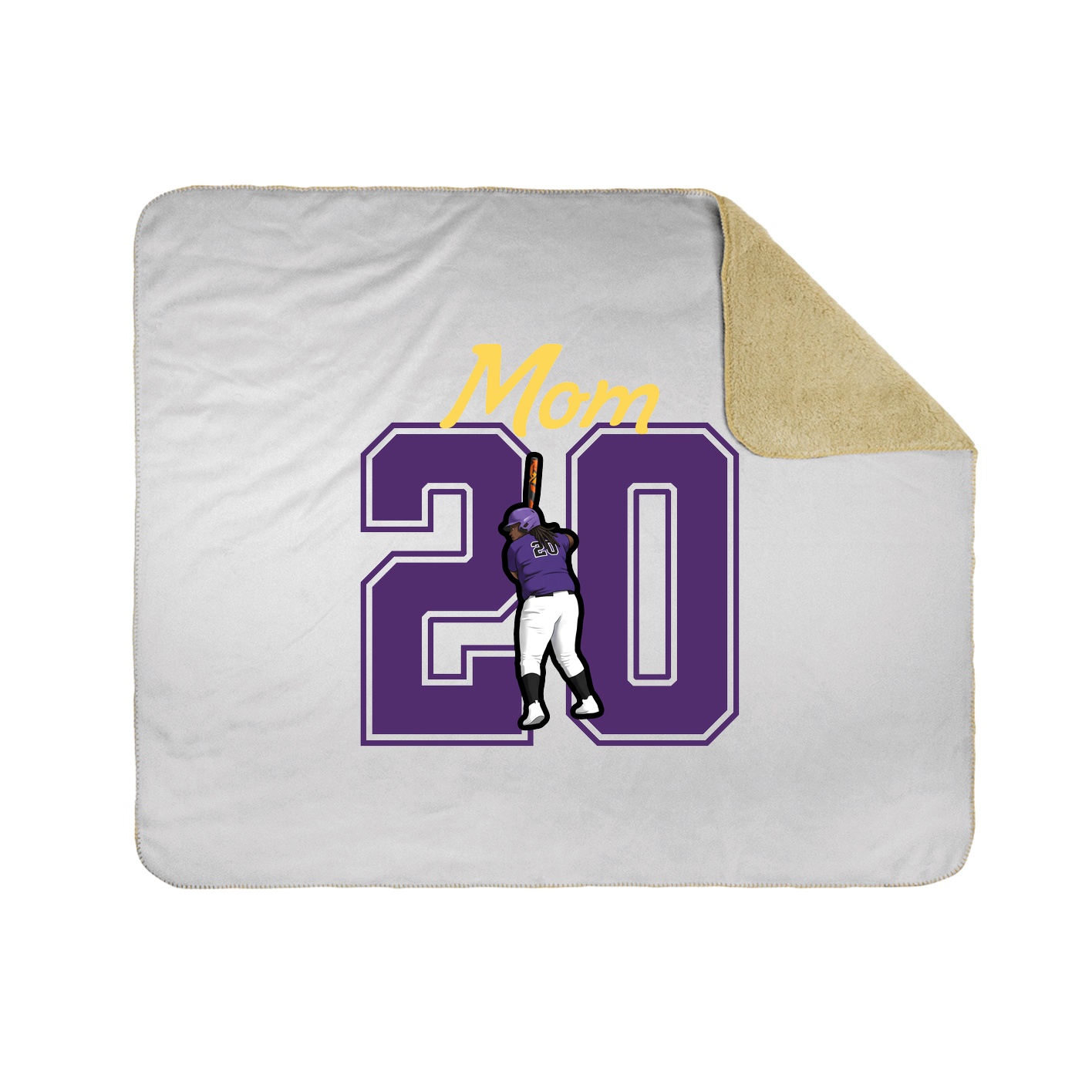 Throw Blanket — Mothers Day Shirsey in White