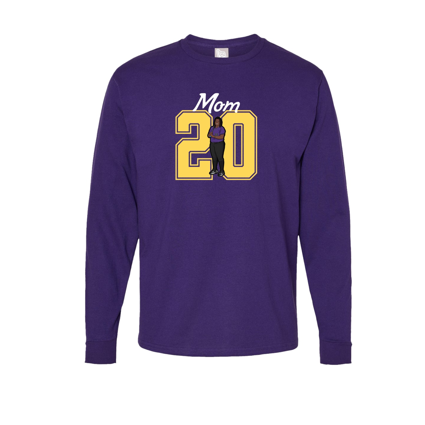 Long Sleeve Tee — Mothers Day Shirsey in Purple