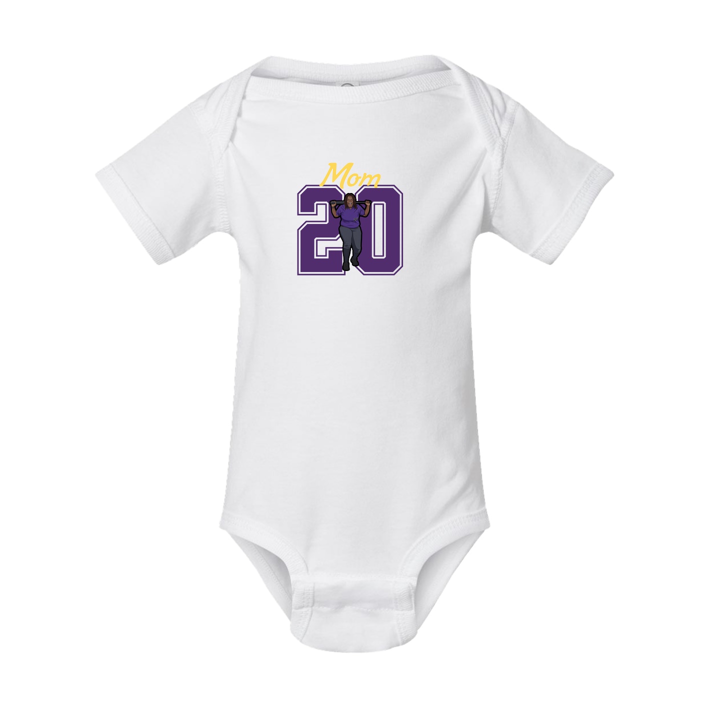 Baby Onesie — Mothers Day Shirsey in White