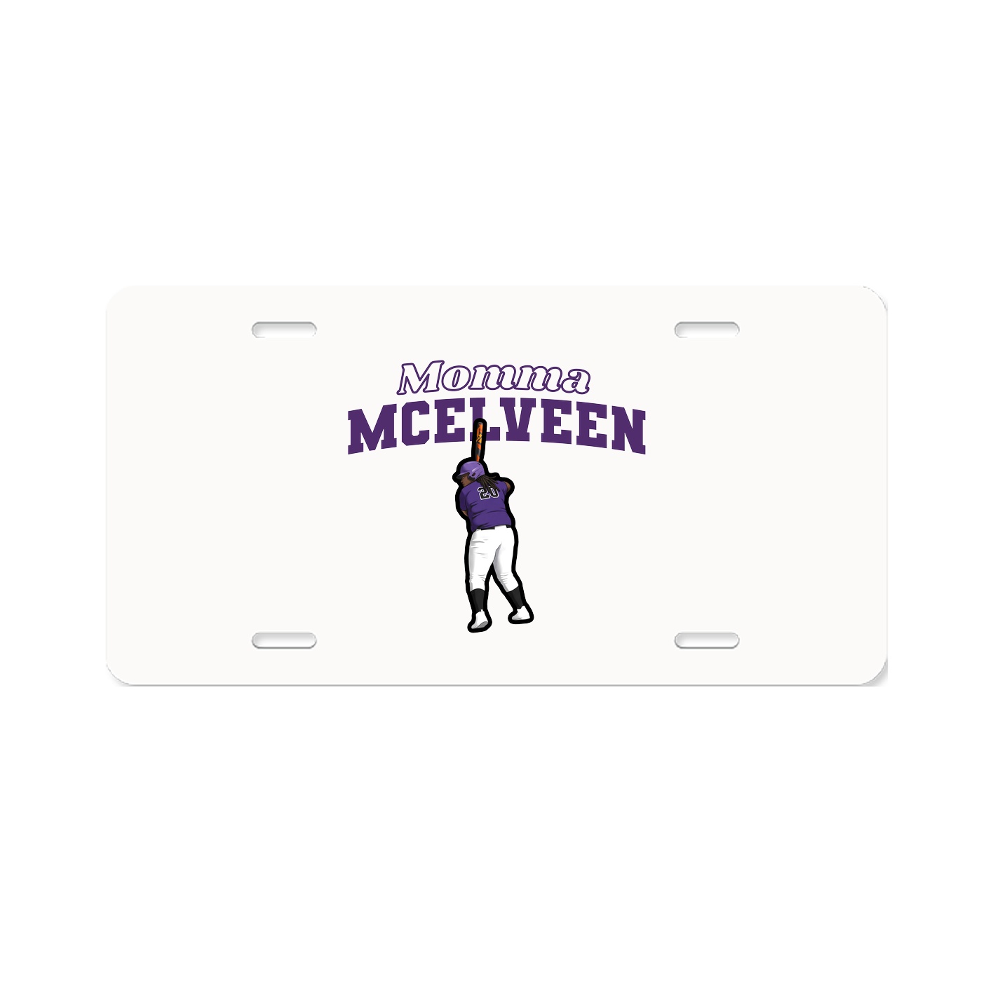 License Plate — Mothers Day Block in Classic