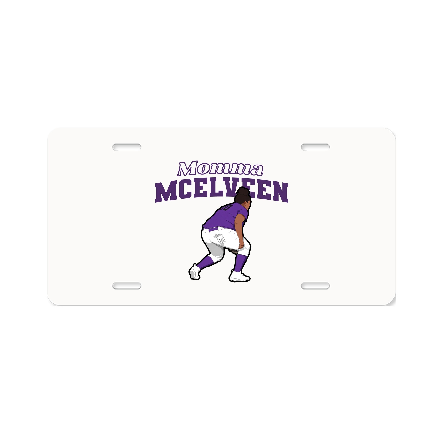 License Plate — Mothers Day Block in Classic