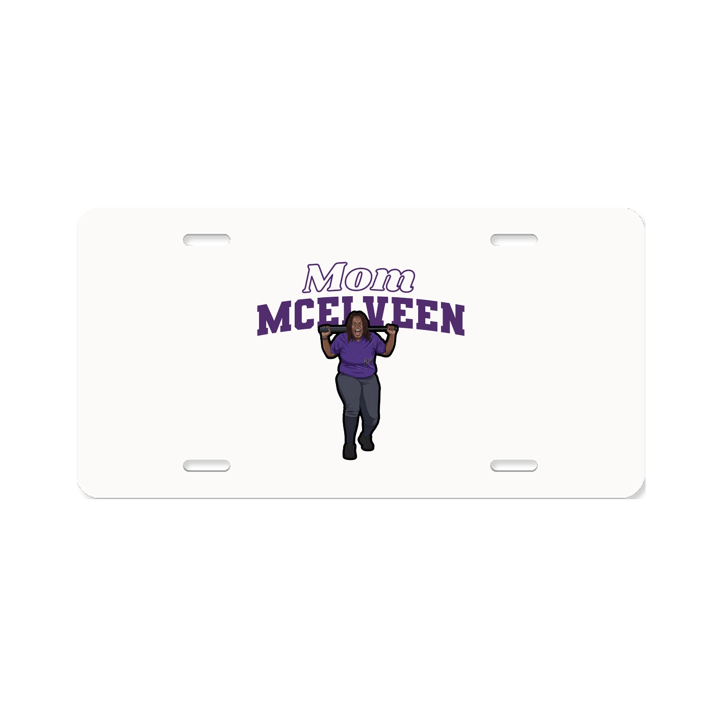 License Plate — Mothers Day Block in Classic