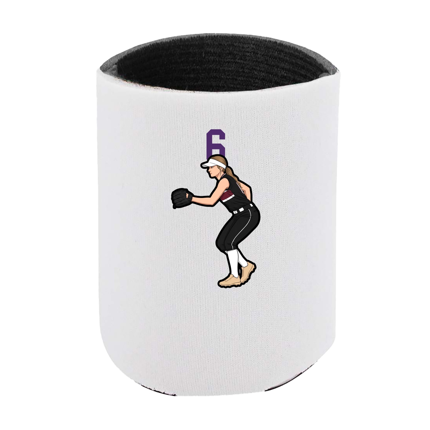 Can Holder — Number Top in White