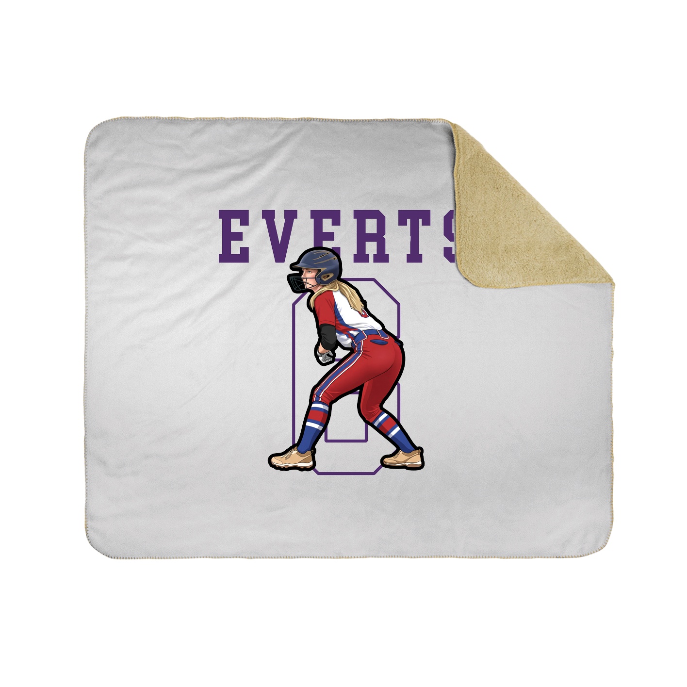 Throw Blanket — Shirsey in White