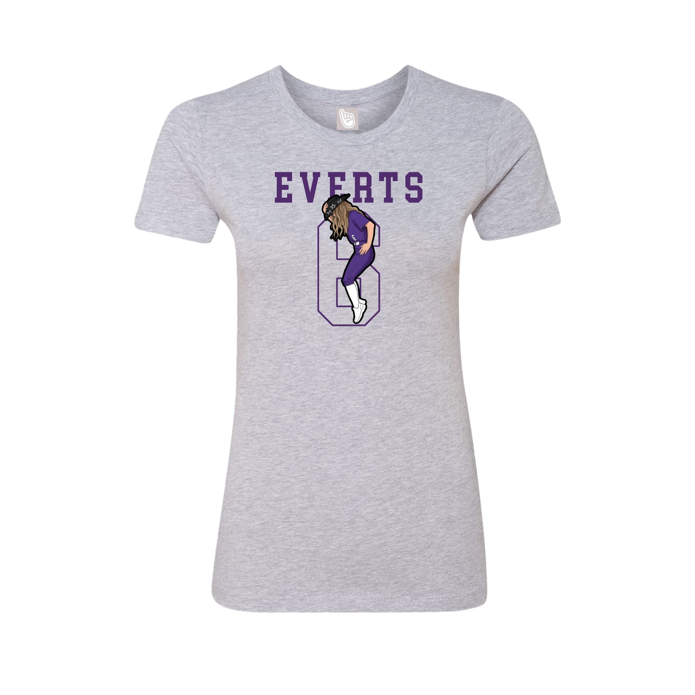 Fitted Women's Tee — Shirsey in Grey