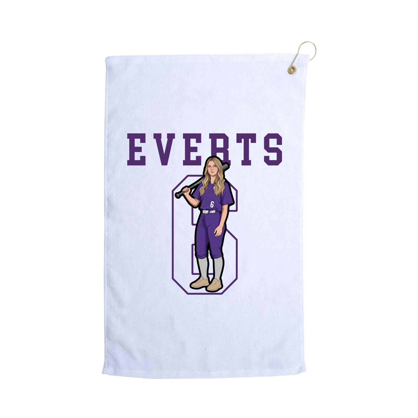 Golf Towel — Shirsey in White