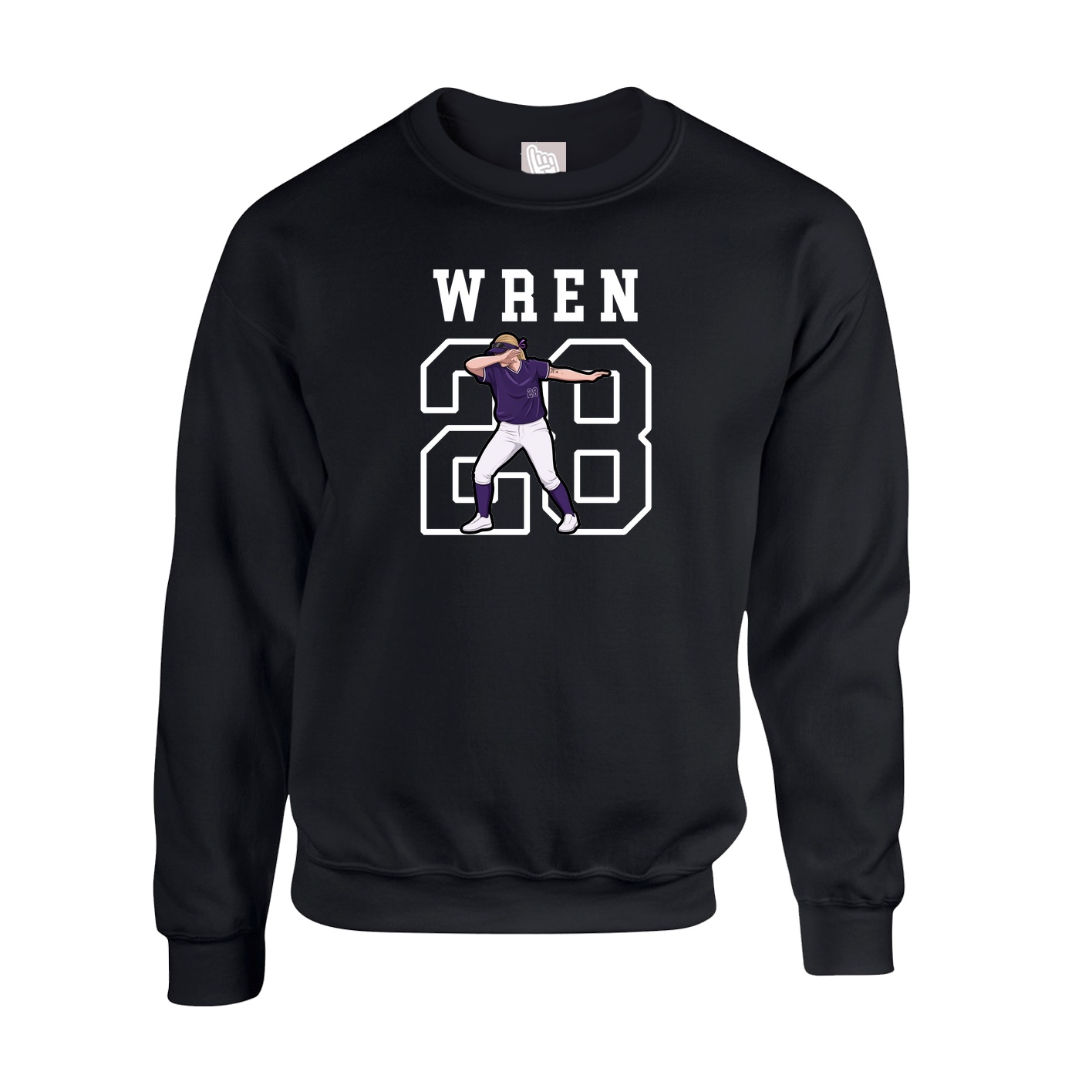 Fleece Crew — Shirsey in Black