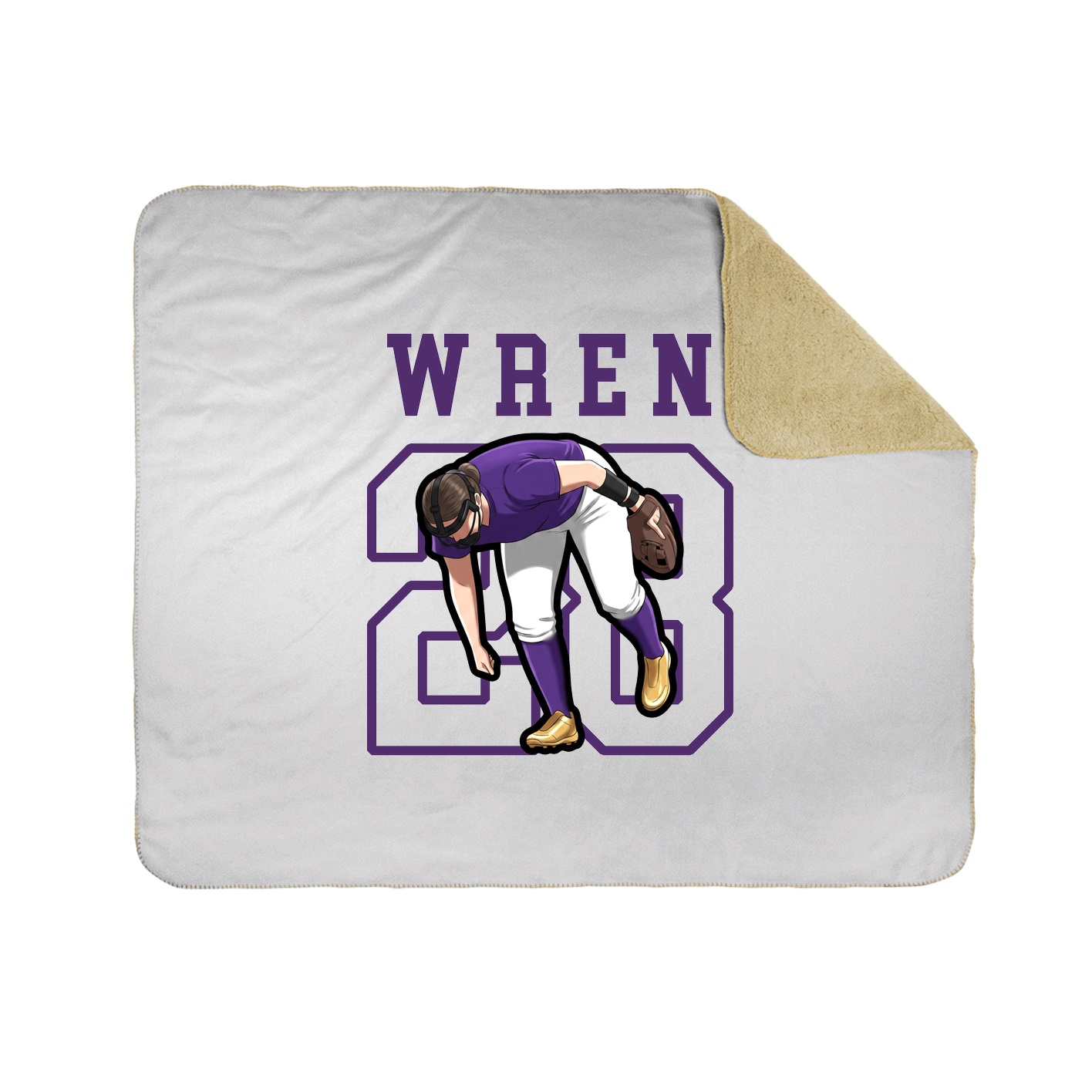 Throw Blanket — Shirsey in White