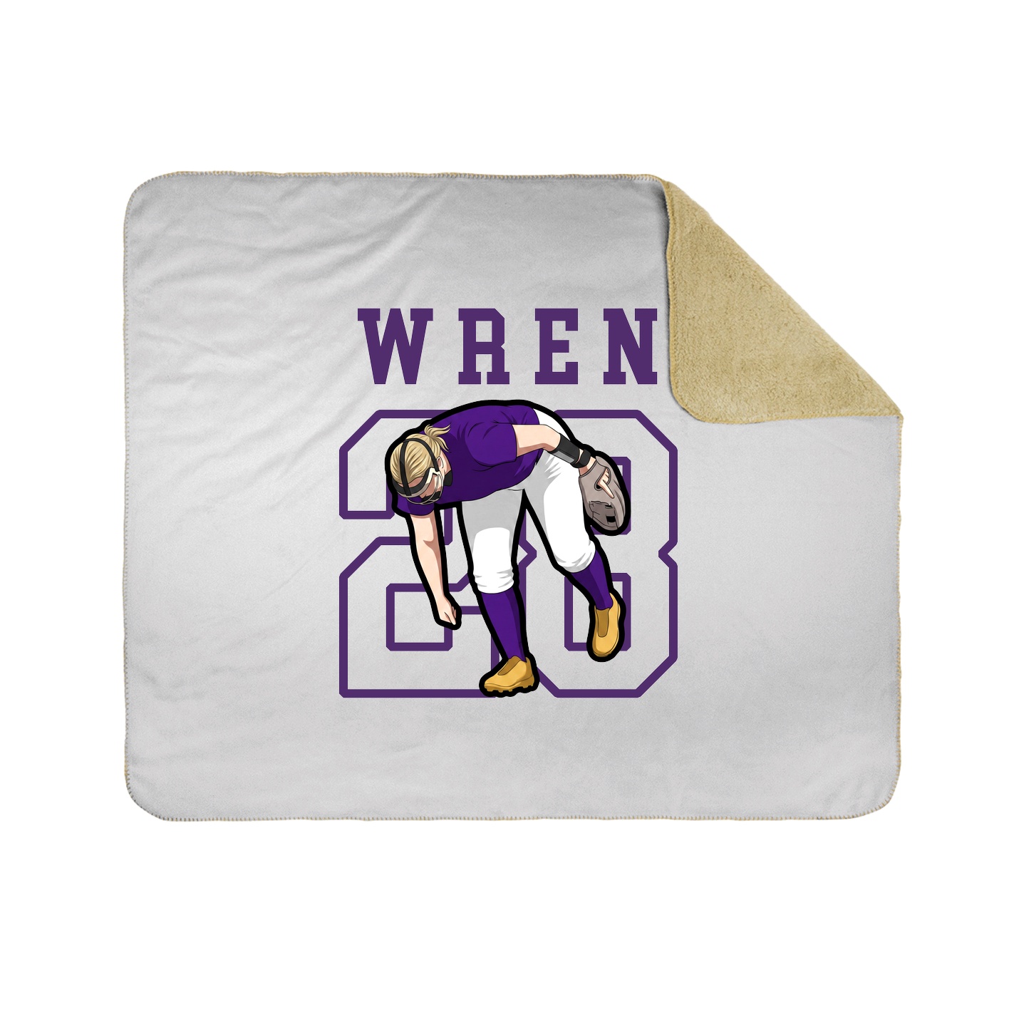 Throw Blanket — Shirsey in White