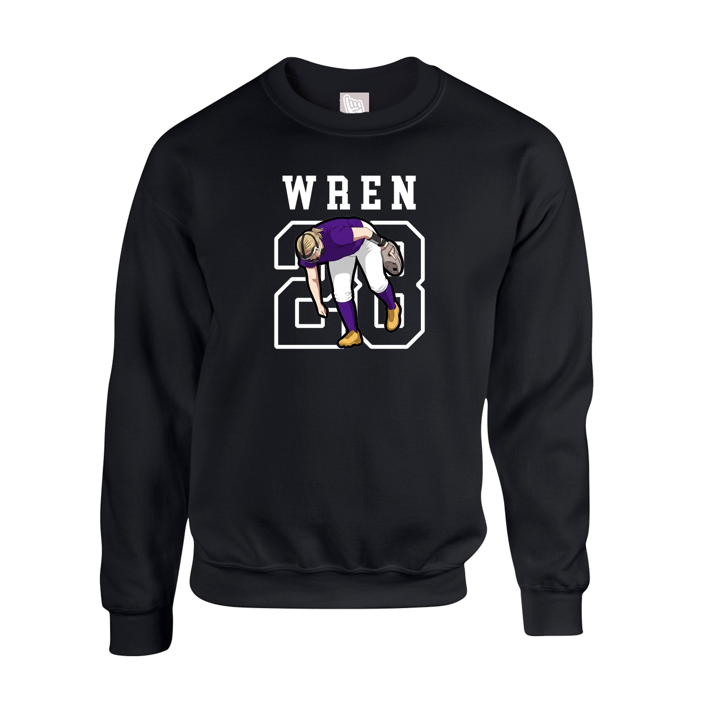 Fleece Crew — Shirsey in Black