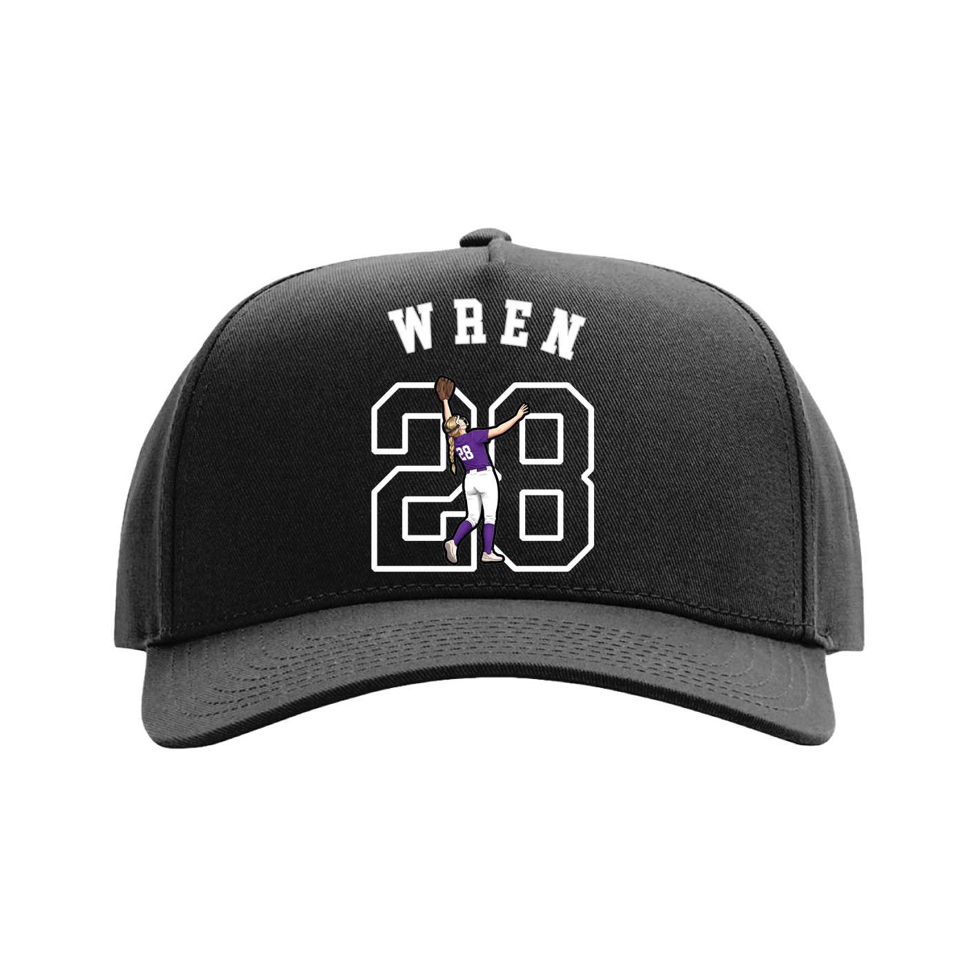 Full Fabric Five-Panel Champ Cap