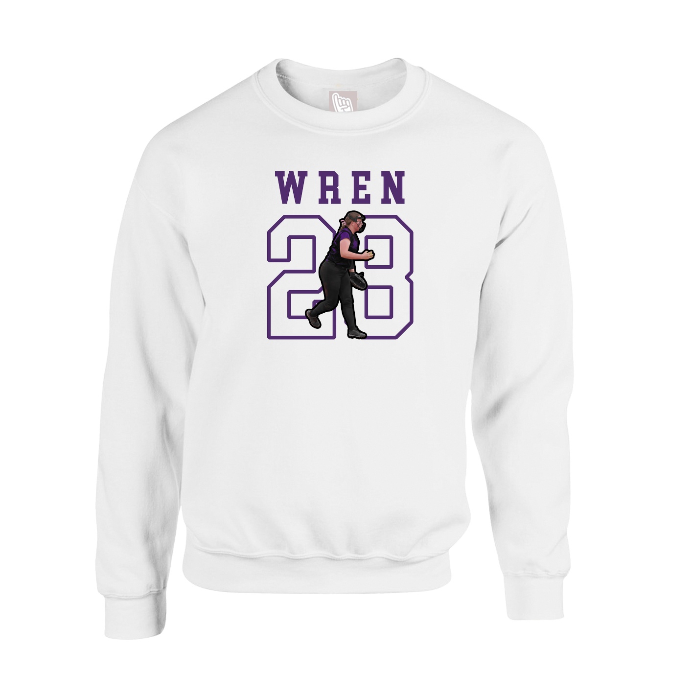 Fleece Crew — Shirsey in White