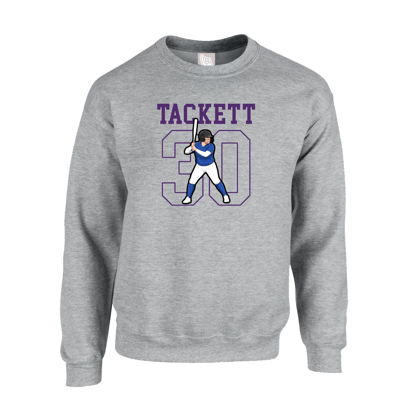 Fleece Crew — Shirsey in Grey