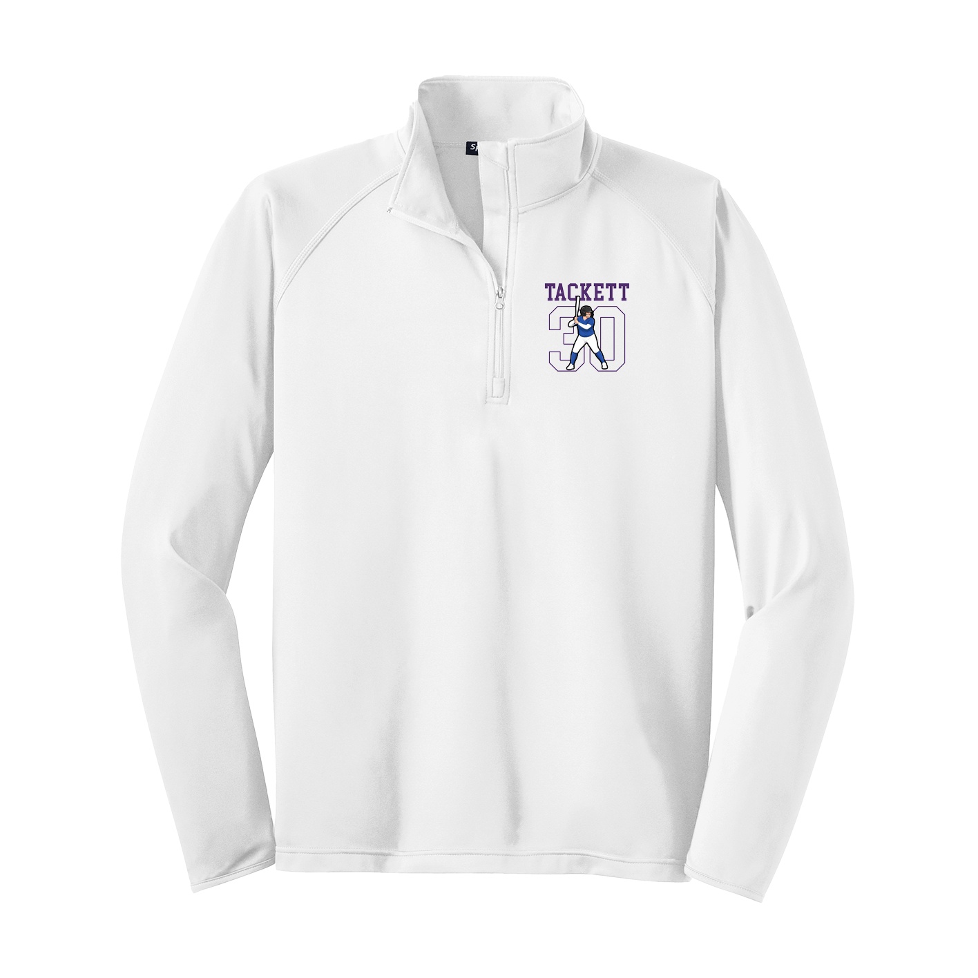 Q-Zip Pullover — Shirsey in White