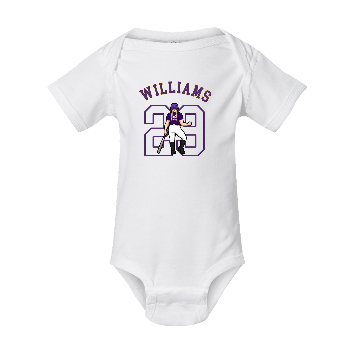 Baby Onesie — Shirsey Arch in White