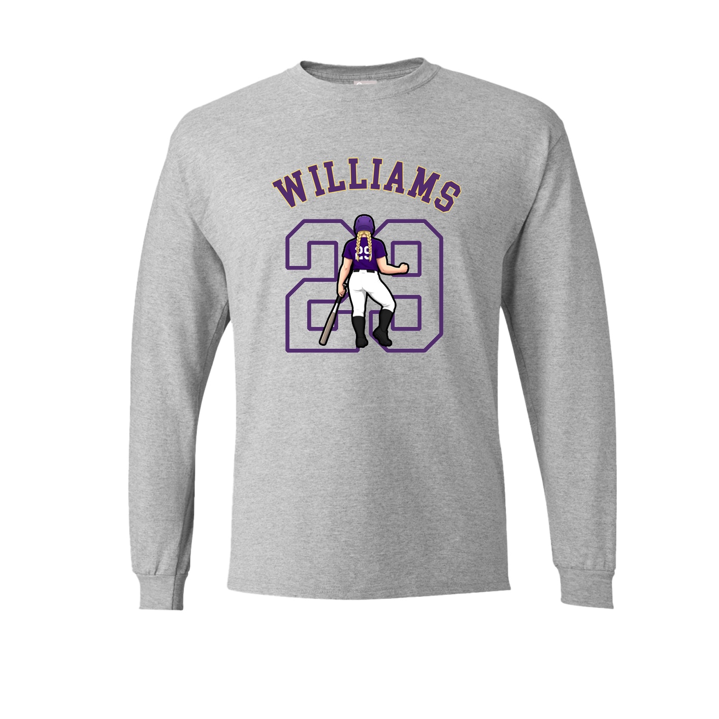 Long Sleeve Tee — Shirsey Arch in Grey