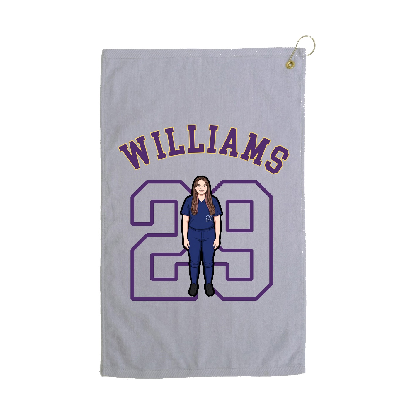 Golf Towel — Shirsey Arch in Grey