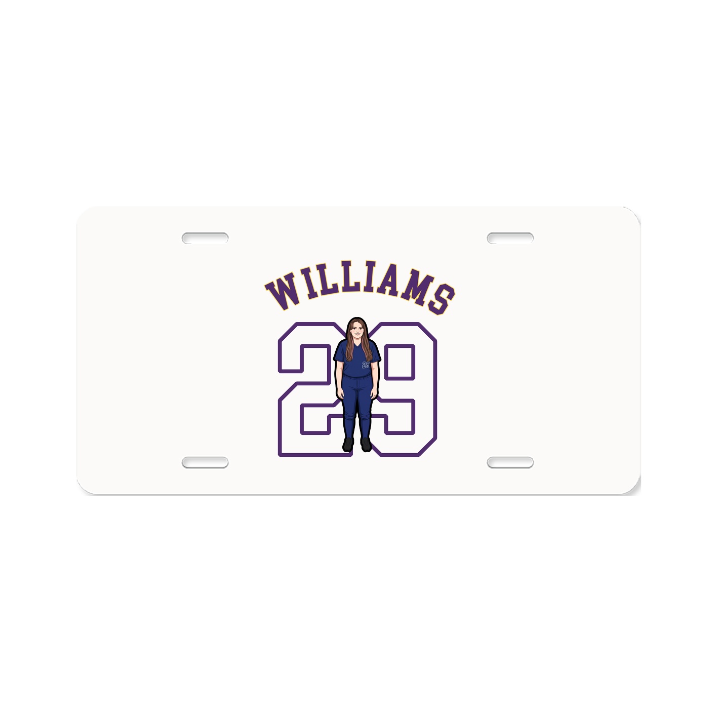 License Plate — Shirsey Arch in Classic