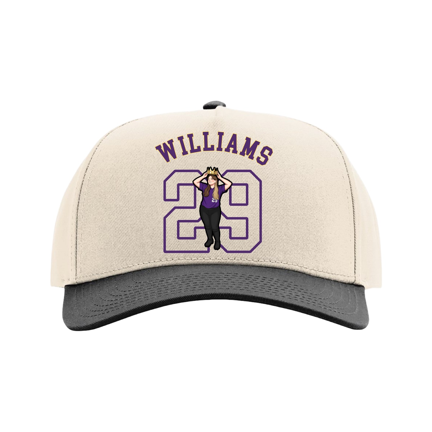 Full Fabric Five-Panel Champ Cap
