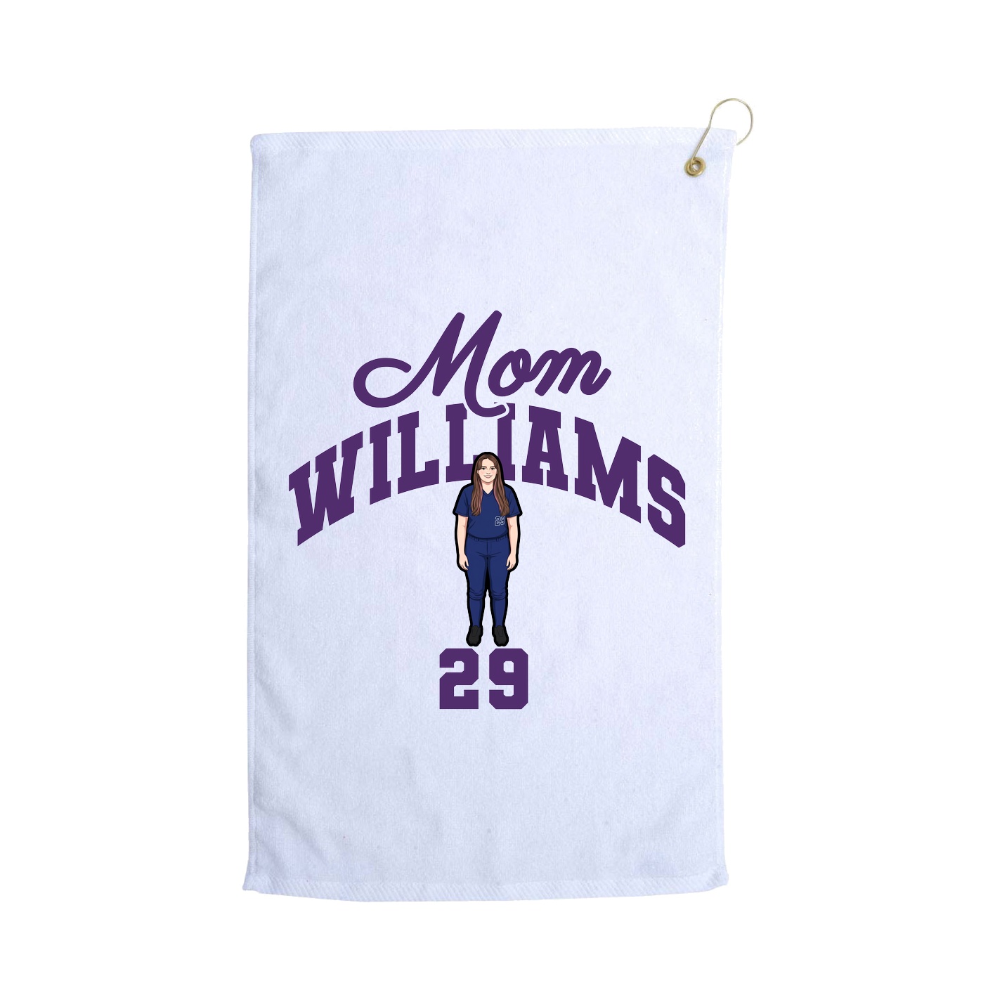 Terry Velour Golf Towel