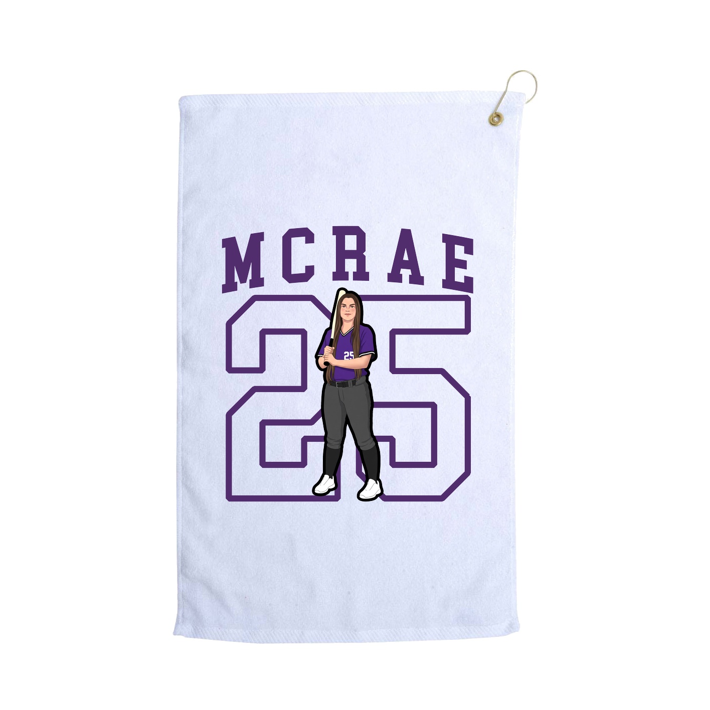 Golf Towel — Shirsey in White