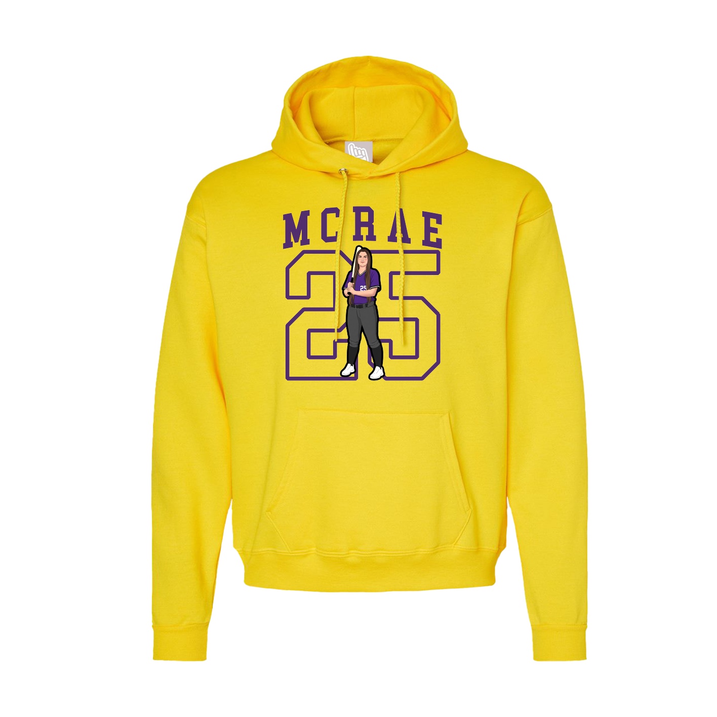 Hoodie — Shirsey in Yellow