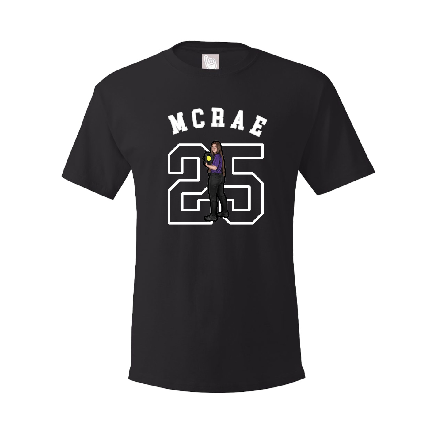 Youth Tee — Shirsey Arch in Black