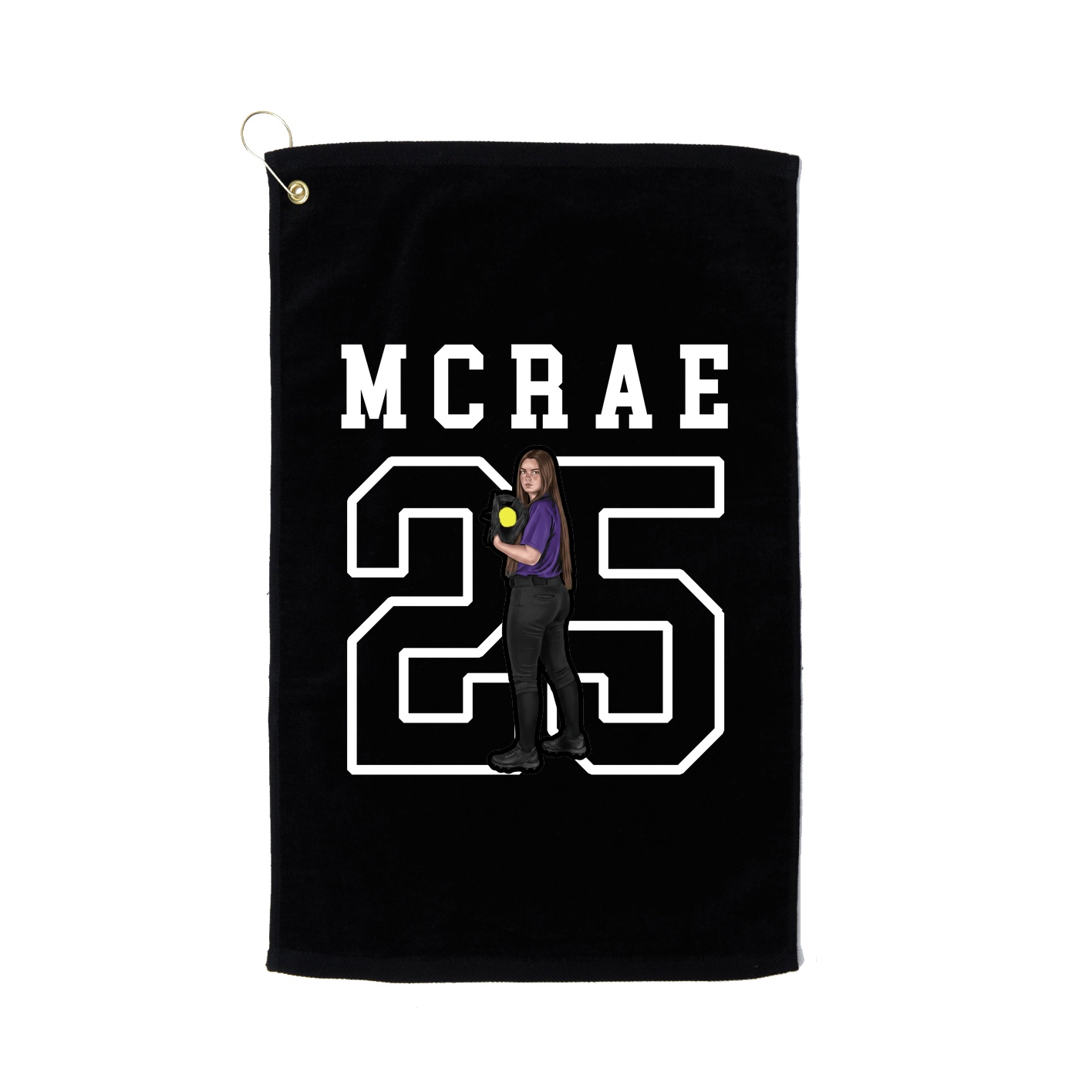 Golf Towel — Shirsey in Black