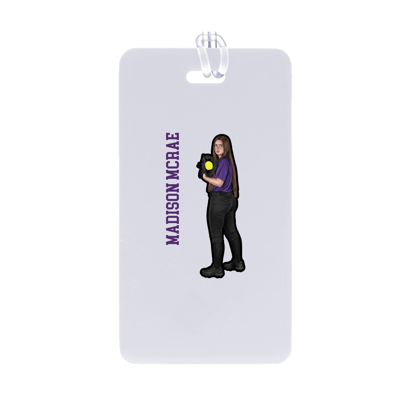 Bag Tag — Name Vertical in Classic
