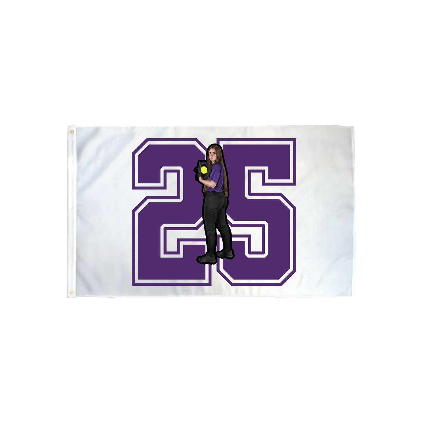 3x5 Flag — Number in Classic