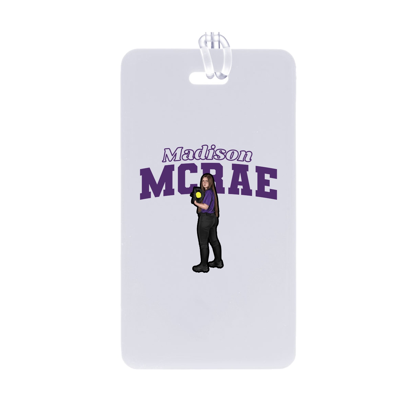 Bag Tag — Name Arch in Classic