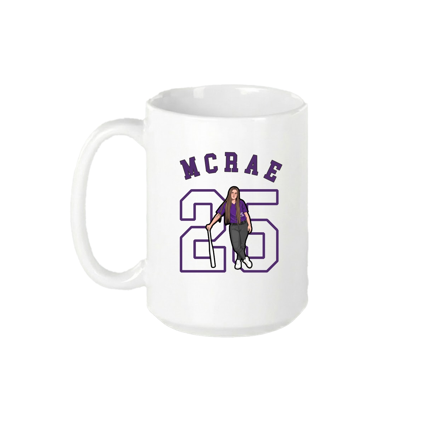 15oz Coffee Mug — Shirsey Arch in White