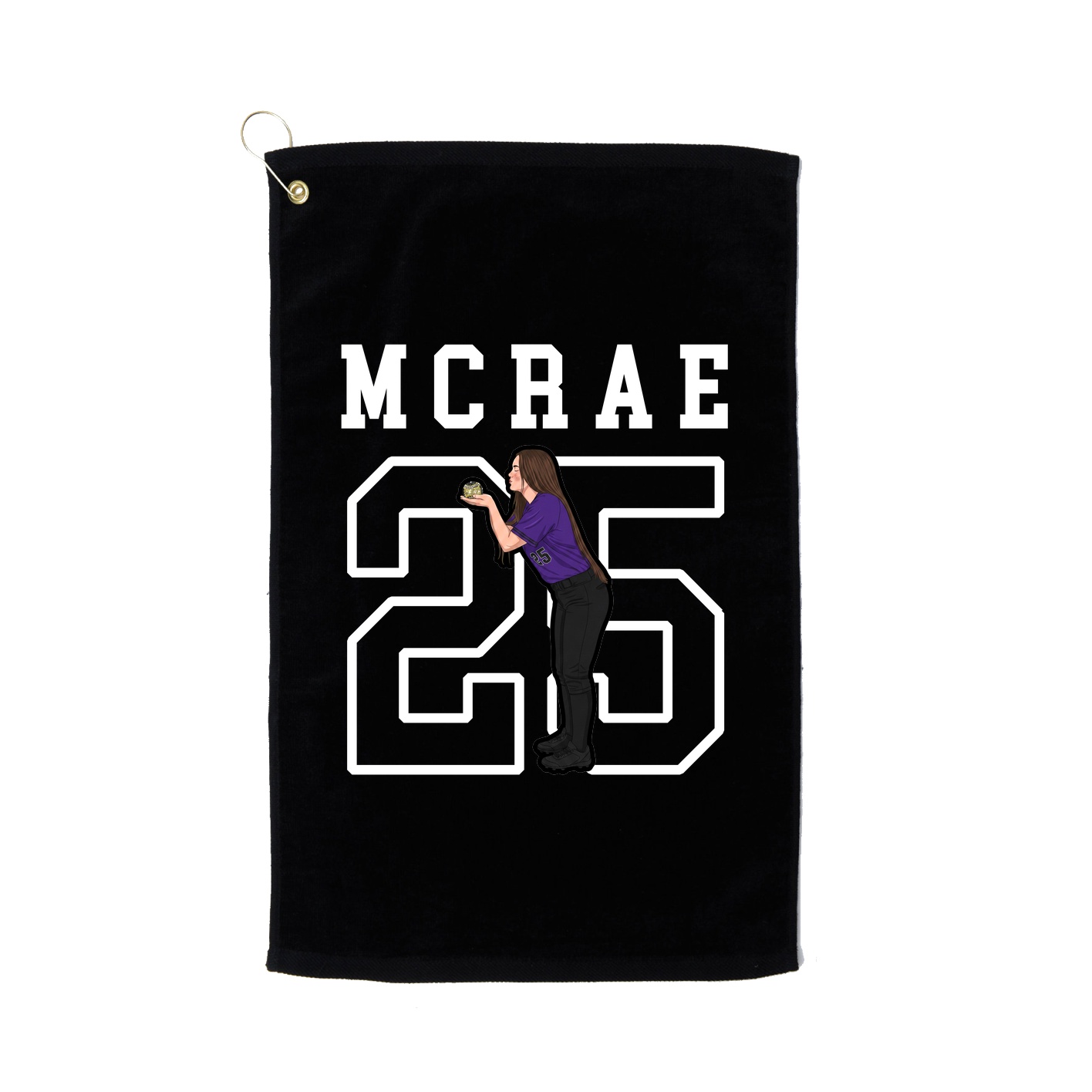 Golf Towel — Shirsey in Black