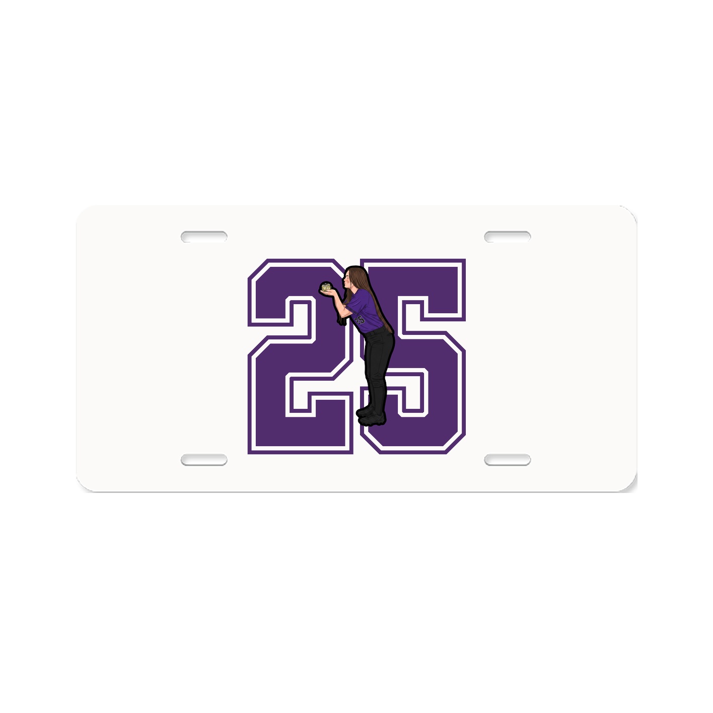 License Plate — Number in Classic
