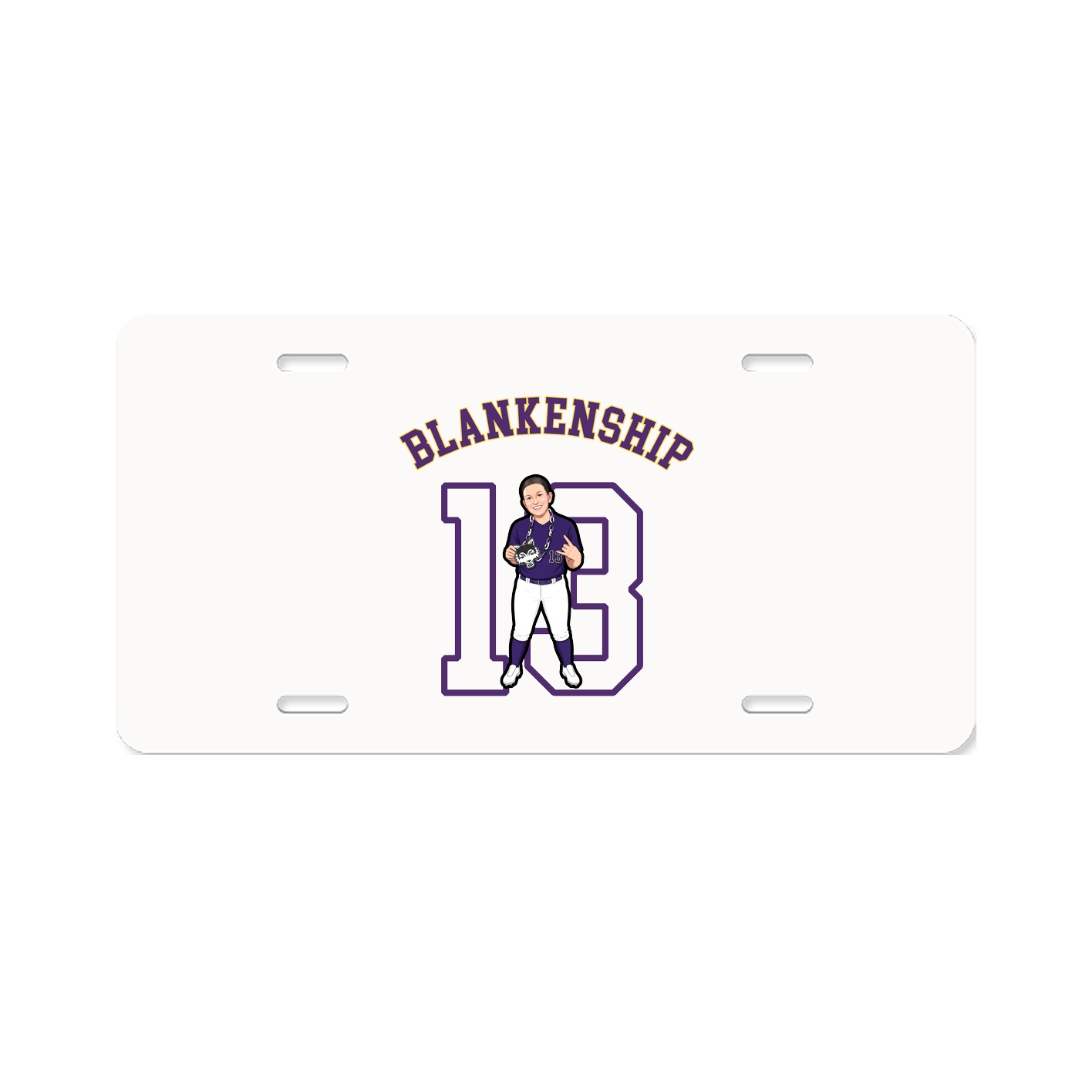 License Plate — Shirsey Arch in Classic