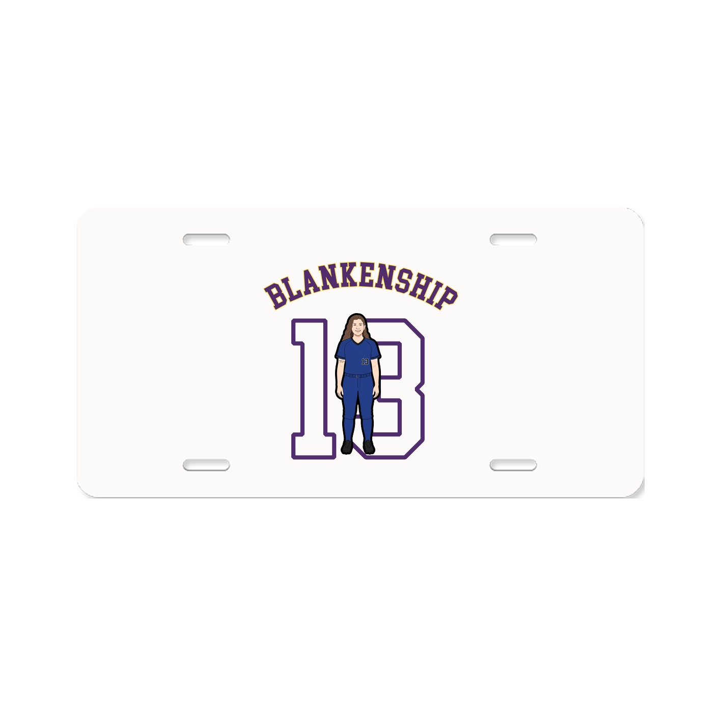 License Plate — Shirsey Arch in Classic