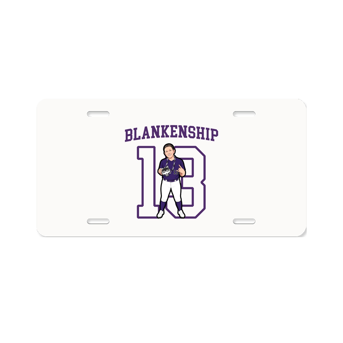 License Plate — Shirsey in Classic