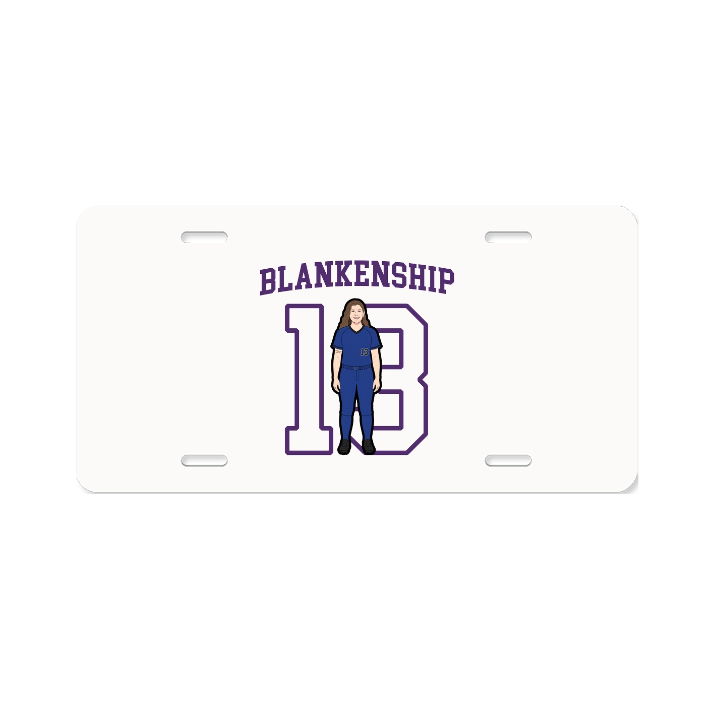 License Plate — Shirsey in Classic