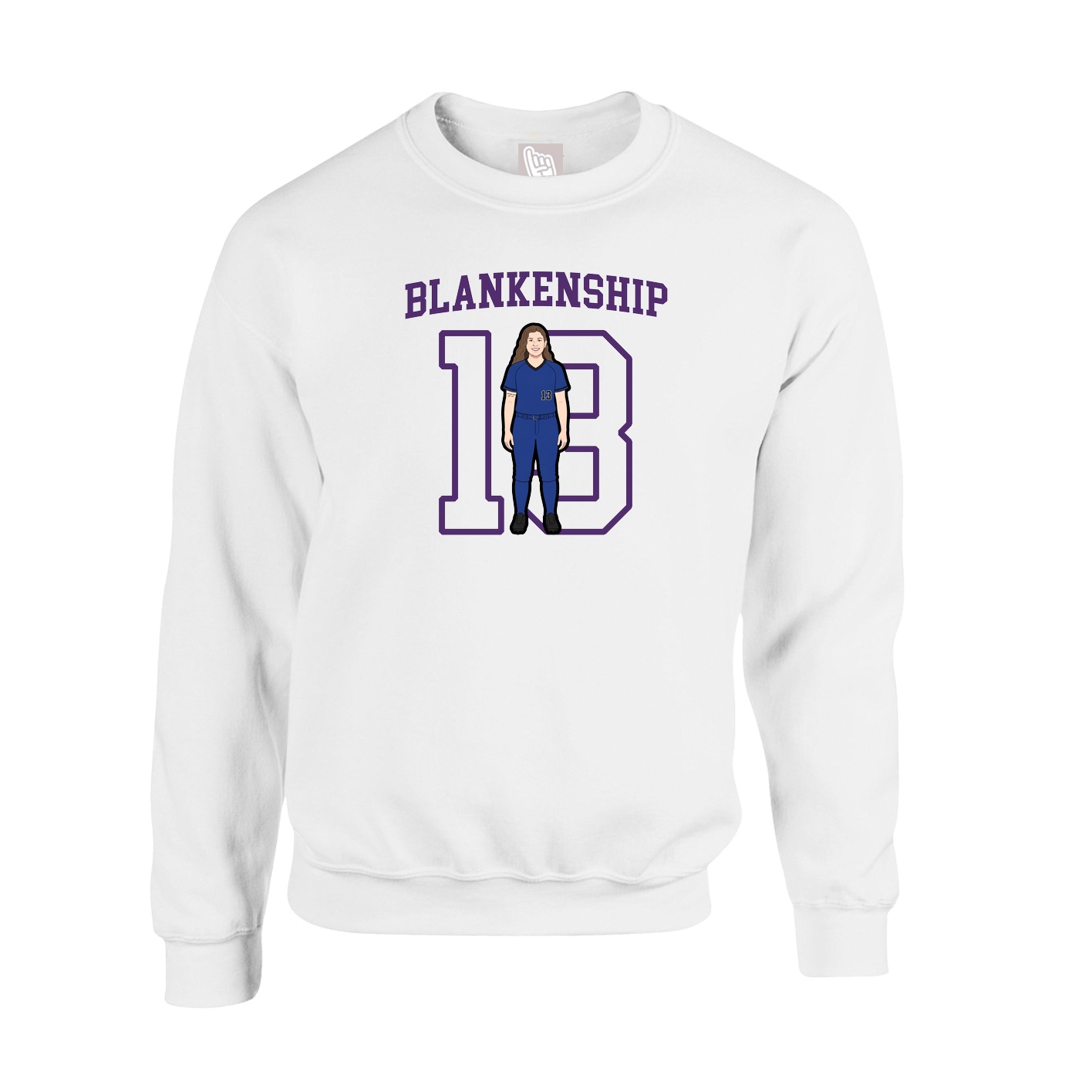 Fleece Crew — Shirsey in White