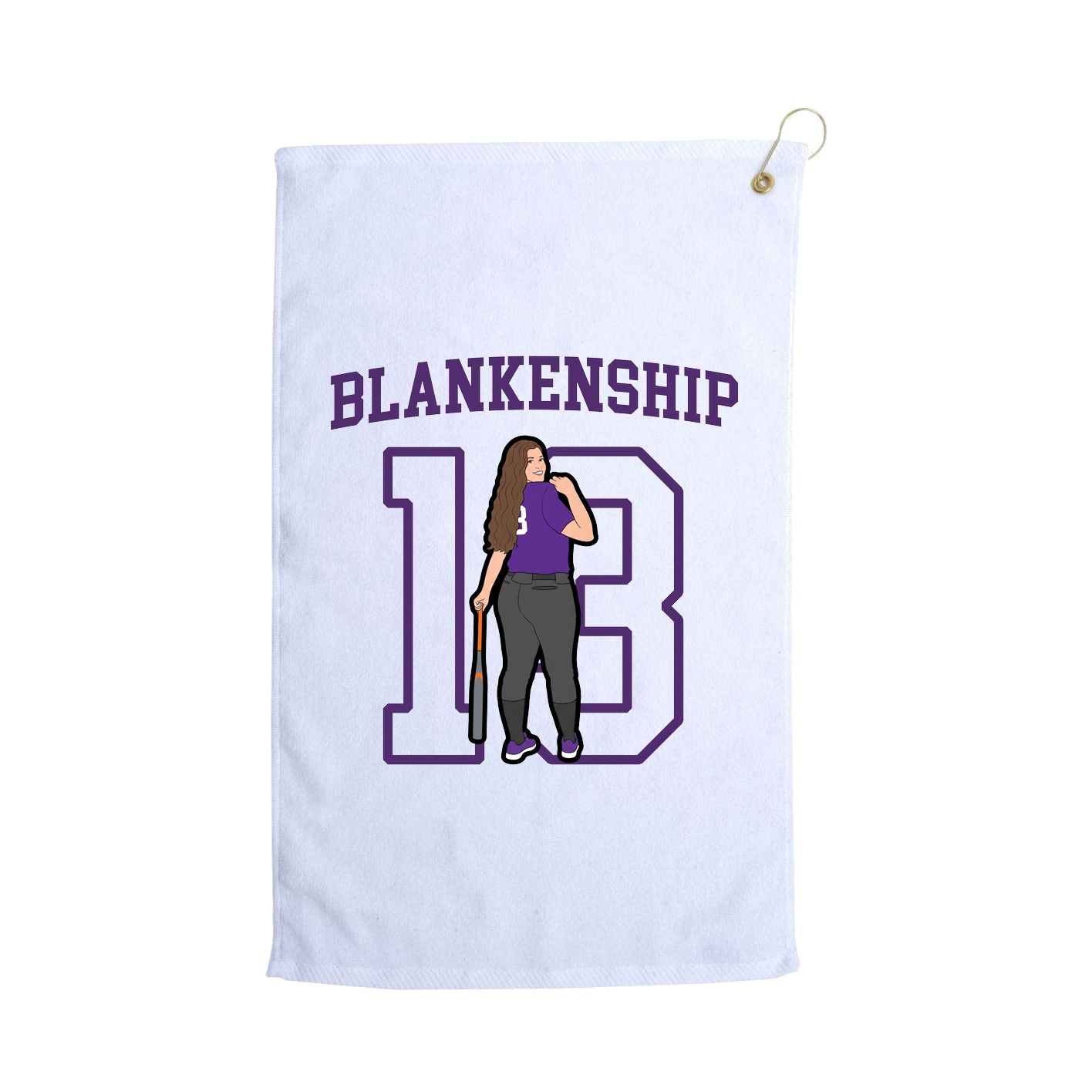 Golf Towel — Shirsey in White