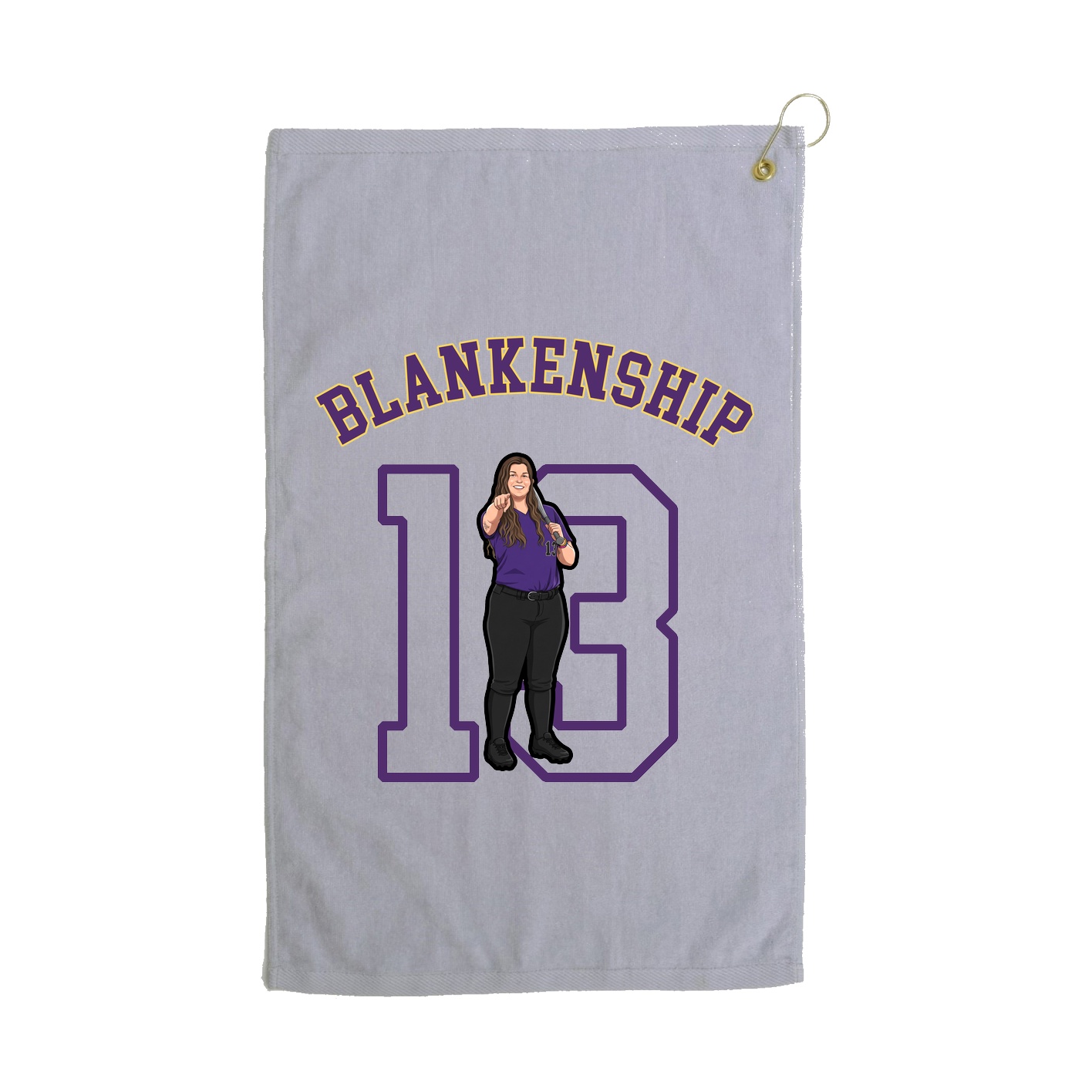 Golf Towel — Shirsey Arch in Grey
