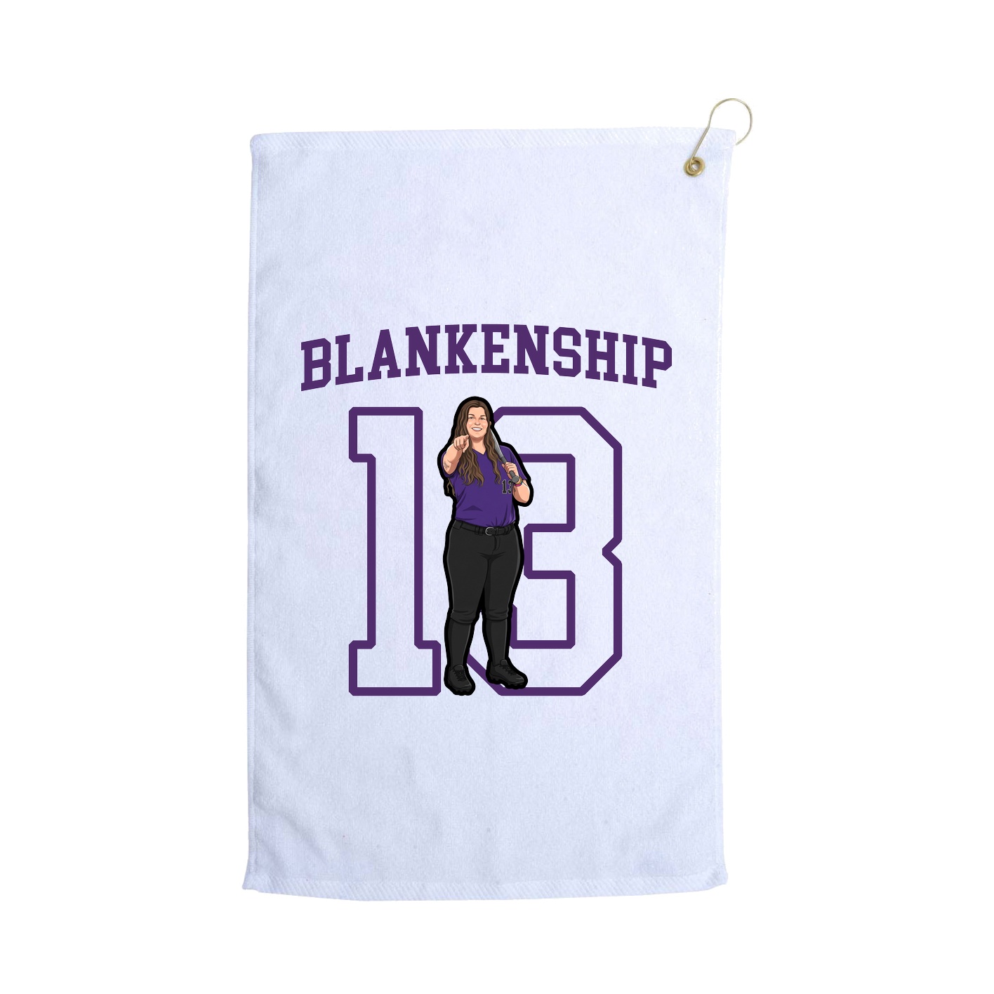 Golf Towel — Shirsey in White