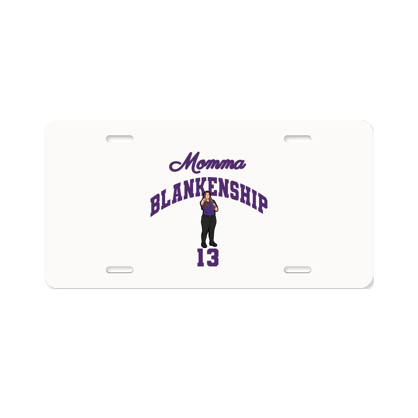 License Plate — Mothers Day Arch in Classic