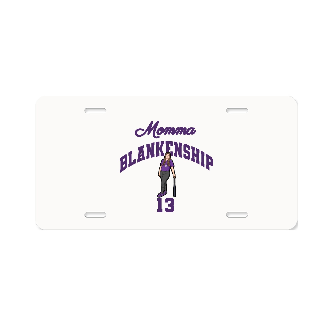 License Plate — Mothers Day Arch in Classic