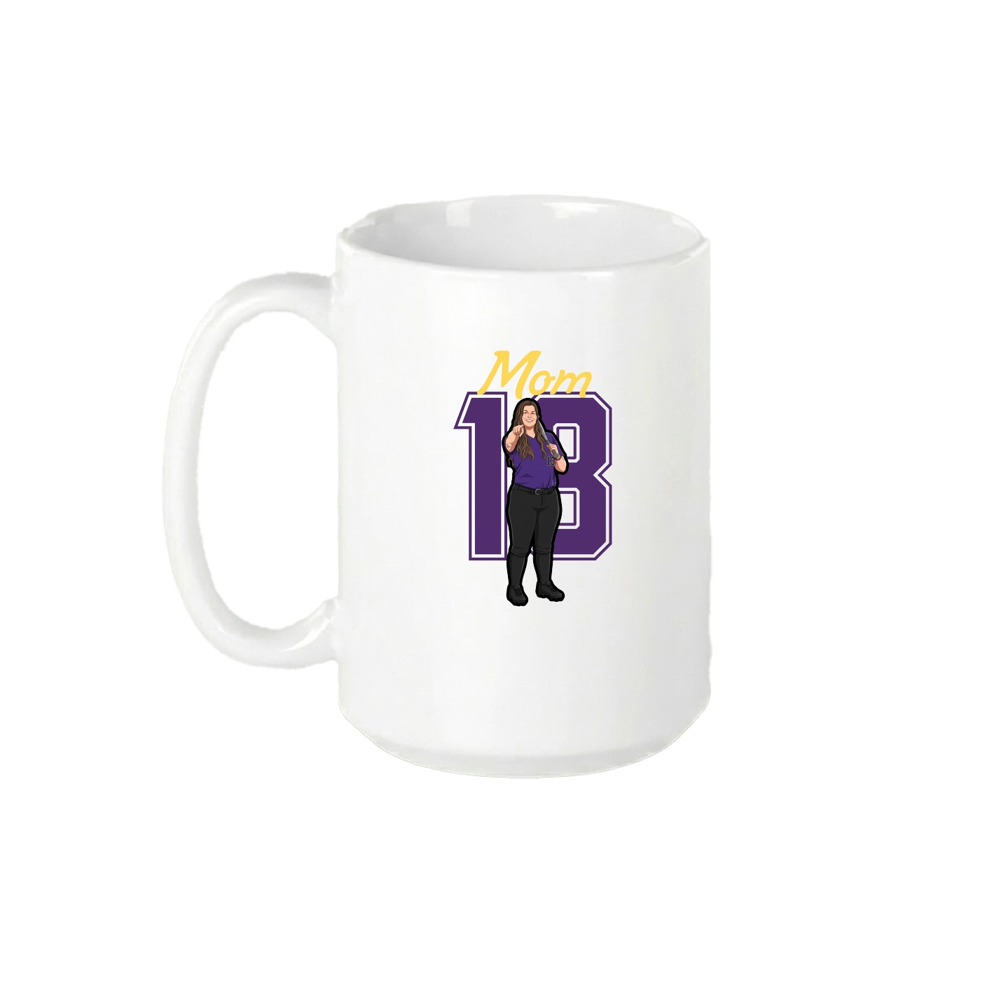 15oz Coffee Mug — Mothers Day Shirsey in White