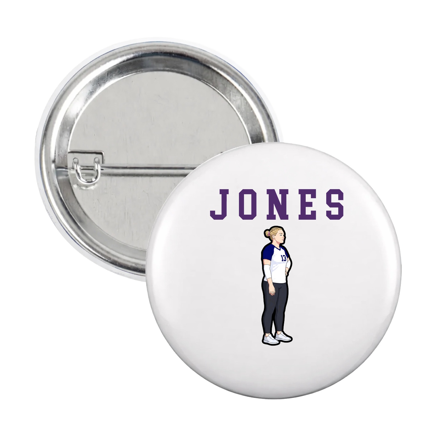 Game Day Button — Shirsey in White